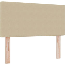 Tête de lit Design simple Vert clair Gris 80 cm Tissu en velours côtelé Vidaxl