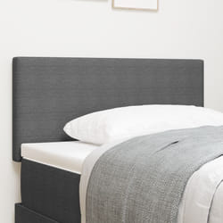 Tête de lit Design simple Gris clair 90 cm en tissu velours vidaXL