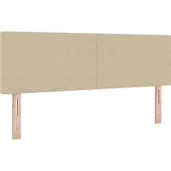 Vidaxl - Tête de lit Design Simple Vert clair Gris 140 cm Tissu Velours