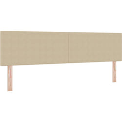 Tête de lit Design sobre Vert Clair Gris 180 cm en Tissu Corde Vidaxl