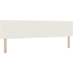Vidaxl - Tête de lit Design Simple Crème 200 cm Tissu Corde