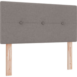 Tête de lit capitonnée taupe 90 cm en tissu Vidaxl