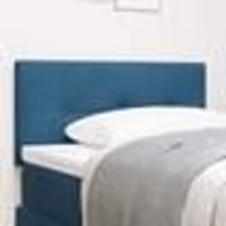 vidaXL Tête de lit tuftée en velours bleu foncé 90 cm