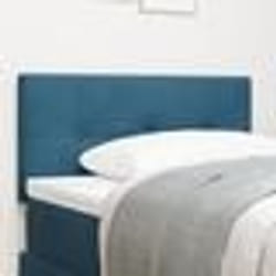 vidaXL Tête de lit tuftée en velours bleu foncé 90 cm
