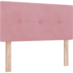 Vidaxl - Tête de lit capitonnée rose 100 cm en velours