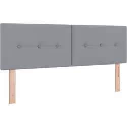 Cette tête de lit capitonnée gris clair ajoute du style à ta chambre. Idéale pour les adultes qui aiment les designs raffinés ...