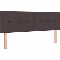 Cette tête de lit capitonnée basse est une pièce top pour donner du peps à n'importe quelle chambre. Avec son marron foncé, e ...