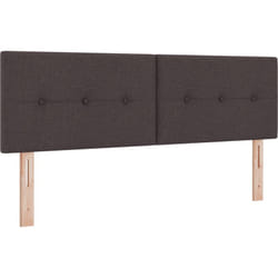 Tête de lit capitonnée marron foncé 140 cm en tissu Vidaxl