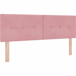 Cette tête de lit capitonnée est un super ajout à n'importe quelle chambre moderne. Avec son tissu rose élégant et sa hauteur ...