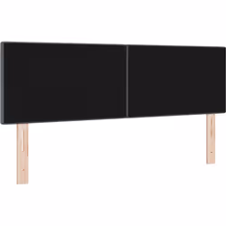 Cette tête de lit moderne à oreilles apporte une touche d'élégance à ta chambre. Avec son tissu gris foncé stylé, elle élève ...
