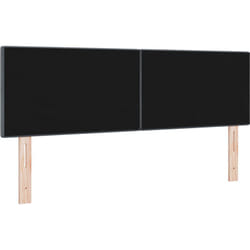 Tête de lit button tufté gris foncé 160 cm en velours Vidaxl