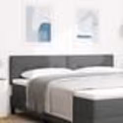 Tête de lit capitonnée gris foncé 180 cm en tissu