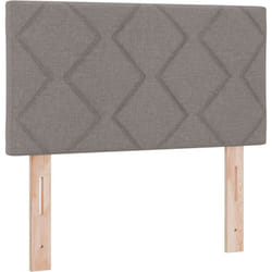 Tête de lit design en losange taupe 80 cm en tissu Vidaxl