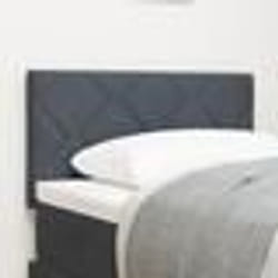 Tête de lit vidaXL Design en Blocs de Diamant Gris Sombre 80 cm Velours