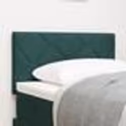 vidaXL Tête de Lit avec Design en Diamant, Vert Foncé, 80 cm en Velours