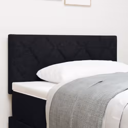 Cette tête de lit basse contemporaine combine style et praticité, avec un design noir chic et une construction solide. Parfai ...