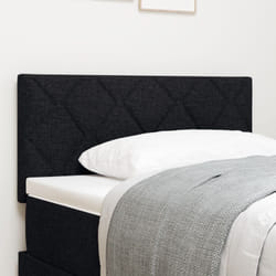 Tête de lit Design Blocs de Diamant Noir 90 cm Tissu Vidaxl