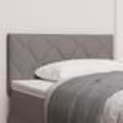 vidaXL Tête de lit design Blocs Diamant taupe 90 cm en tissu