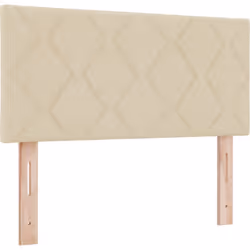 Cette tête de lit basse crème donne un look moderne à votre chambre tout en optimisant l'espace. Son design simple et épuré f ...