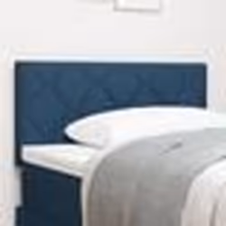 vidaXL Tête de lit bleu en tissu, design en blocs de diamant, 100 cm