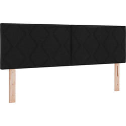 Vidaxl - Tête de lit moderne en diamants noirs 140 cm en tissu