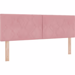 Cette tête de lit a un super motif de blocs en diamant qui ajoute une touche chic à n'importe quelle chambre. Son tissu gris  ...