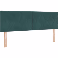 Cette tête de lit rembourrée basse verte foncée attire l'attention dans n'importe quelle chambre. Elle allie style et pratici ...