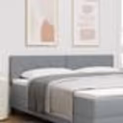 vidaXL Tête de lit en blocs diamant gris clair de 180 cm en tissu