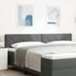 vidaXL Tête de lit Blocs Diamant Design Gris Foncé 200 cm en tissu.