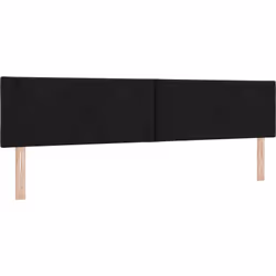 Cette tête de lit noire basse est super pour ceux qui veulent moderniser leur chambre. Son motif géométrique donne une touche ...