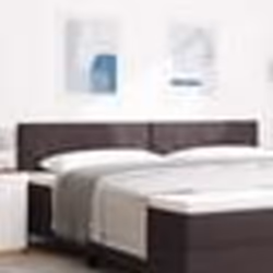 vidaXL Tête de lit Design Blocs Diamant Marron Foncé, 200 cm, en tissu
