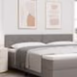 vidaXL Tête de lit style blocs diamants taupe de 200 cm, en tissu.