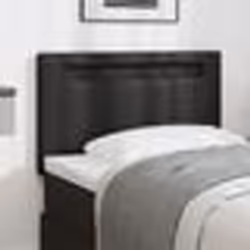 Tête de lit vidaXL Design Simple Noir 90 cm en Cuir Synthétique 42007293