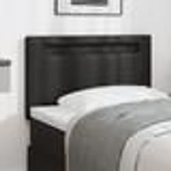 Tête de lit vidaXL Design Simple Noir 90 cm en Cuir Synthétique 42007293