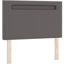 Tête de lit Montage mural avec tête de lit Gris 90 cm pvc Vidaxl