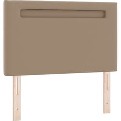 Cabeçalho Design Simple Cappuccino 90 cm Cuir Synthétique Vidaxl