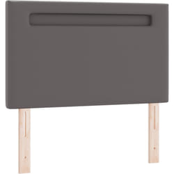 Tête de Lit Simple Grise 100 cm Simili Cuir Vidaxl