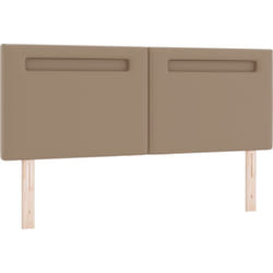 Tête de lit design simple cappuccino 140 cm en simili cuir Vidaxl