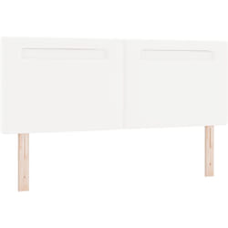 Tête de lit Design Simple Blanc Pur 160 cm en Cuir Synthétique Vidaxl