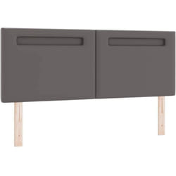 Tête de lit Montage mural avec tête de lit Gris 160 cm pvc Vidaxl