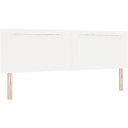Tête de lit design simple blanc pur 180 cm en simili cuir Vidaxl