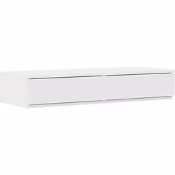 Cette table de chevet blanche minimaliste a un design moderne et épuré qui complète n’importe quelle chambre. Elle est parfai ...