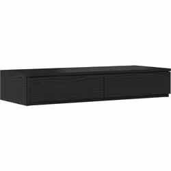 Cette table de chevet moderne en chêne noir est un excellent ajout à n'importe quelle chambre, alliant fonctionnalité et styl ...