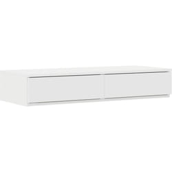 Tiroirs de lit Blanc 90x36,5x16,5 cm Bois reconstitué vidaXL