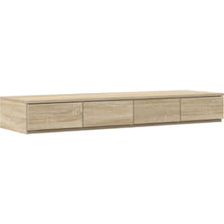 Tiroirs de lit Chêne Sonoma 120x36,5x16,5 cm Bois d'ingénierie Vidaxl