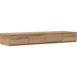 Cette table de chevet moderne en chêne artisan allie fonctionnalité et style. Avec ses dimensions de 120 x 36,5 x 16,5 cm, el ...