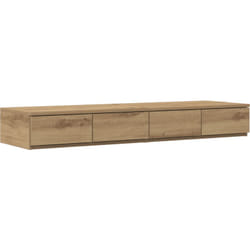 Tiroirs de lit Chêne artisan 120x36,5x16,5 cm En bois d'ingénierie Vidaxl