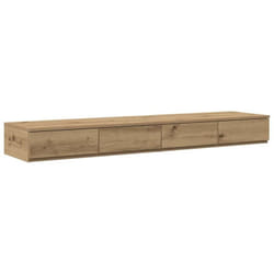 Tiroirs de lit avec tiroir chêne artisanal 140 x 36.5 x 16.5 cm Vidaxl