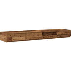 Tiroirs de lit bois ancien 150x36,5x16,5 cm en bois aggloméré Vidaxl