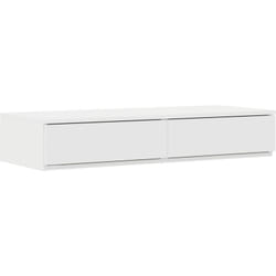 Vidaxl - Tiroirs de lit blancs 75x36,5x16,5 cm en bois reconstitué